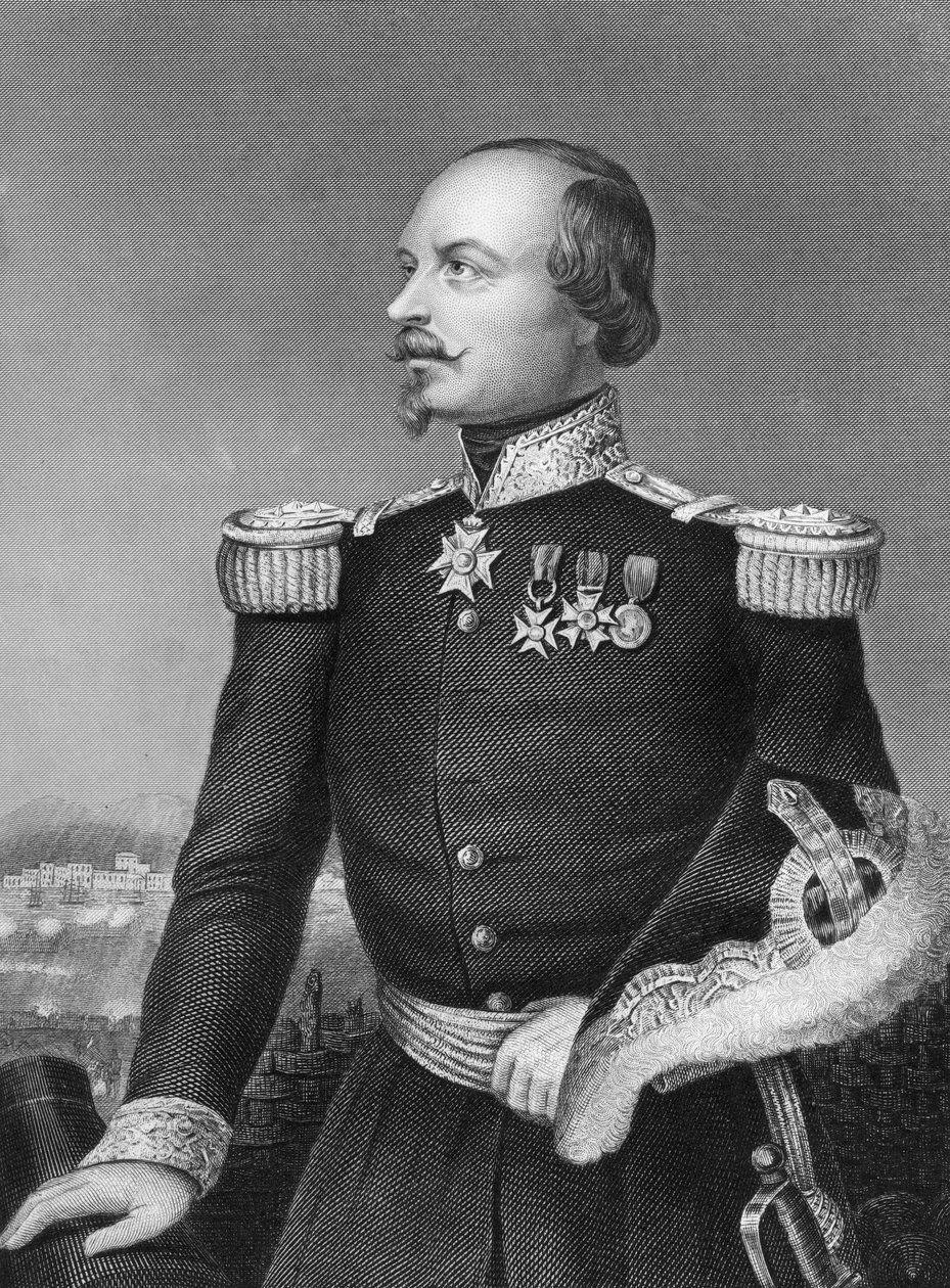 Marshal Canrobert , fransk soldat, 1857 av Daniel John Pound