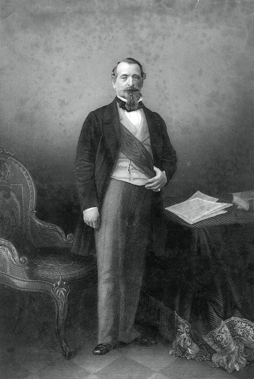 Napoleon III, keiser av Frankrike, 1800-tallet. av Daniel John Pound