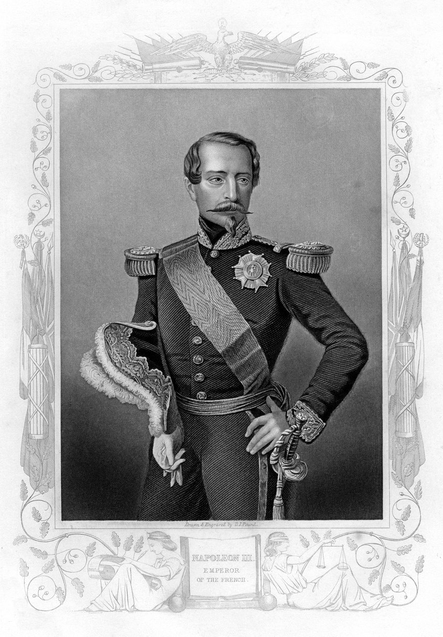Napoleon III, keiser av Frankrike, 1800-tallet. av Daniel John Pound