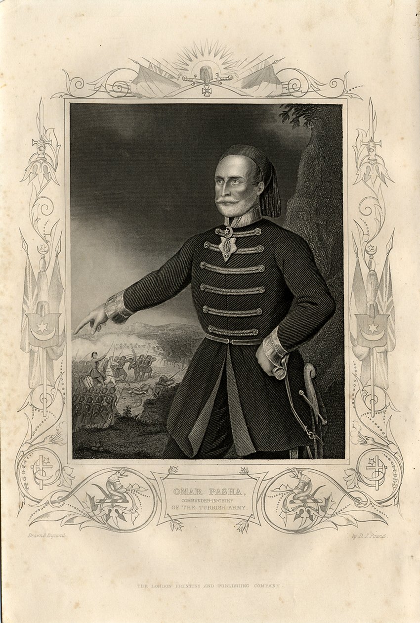 Portrett av Omar Pasha, 1856 av Daniel John Pound