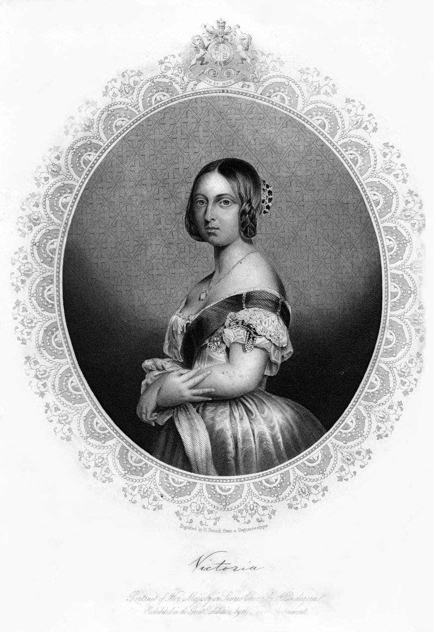 Dronning Victoria, ca 1850-tallet. av Daniel John Pound