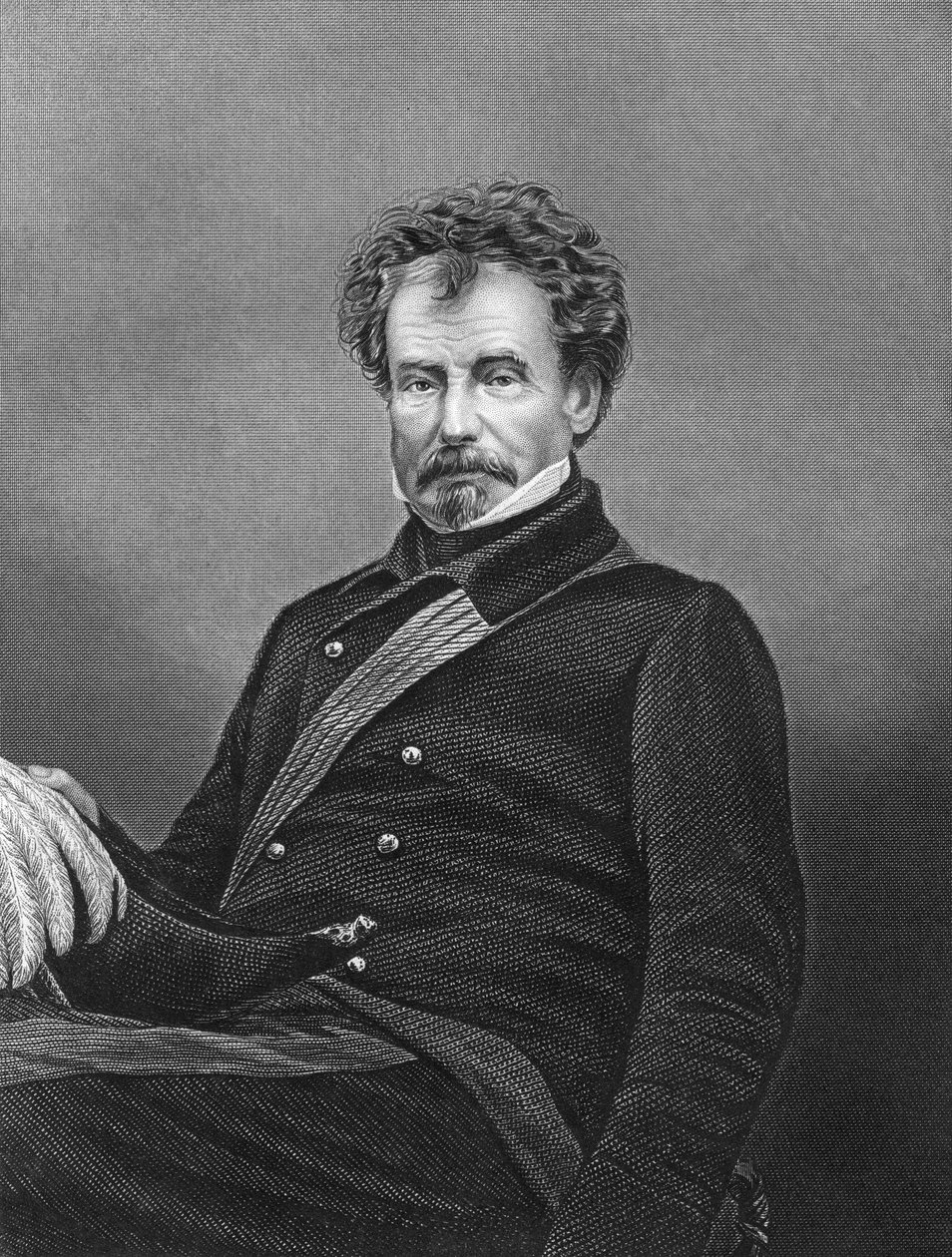 Sir Colin Campbell, øverstkommanderende for Indias styrker, ca 1860 av Daniel John Pound