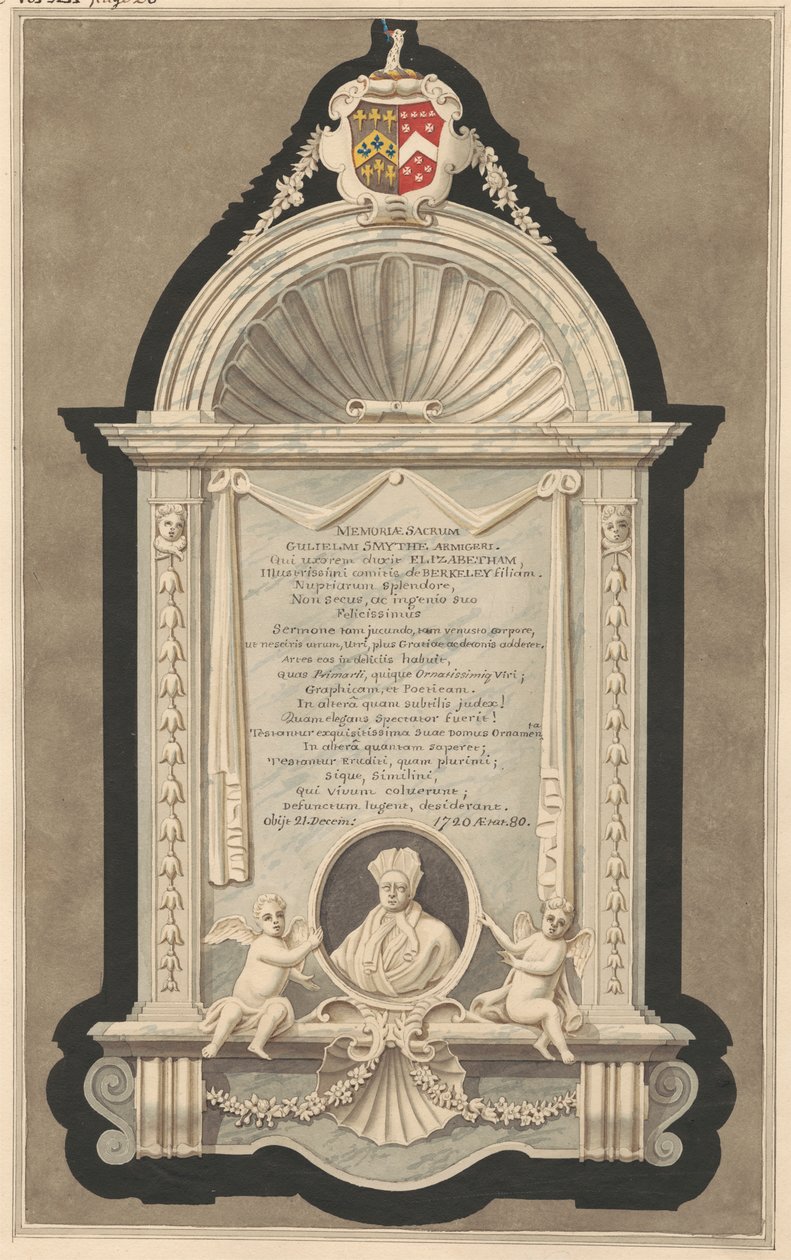 Minnesmerke over William Smith fra Cranford Church av Daniel Lysons