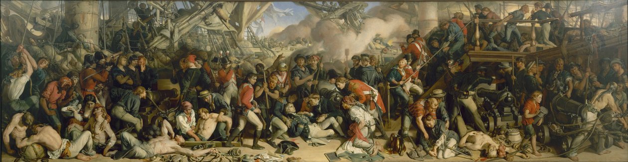 Nelsons død, 1859-1864 av Daniel Maclise