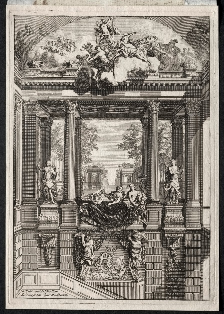 Trapp ved Palace of Voorst i Holland. av Daniel Marot
