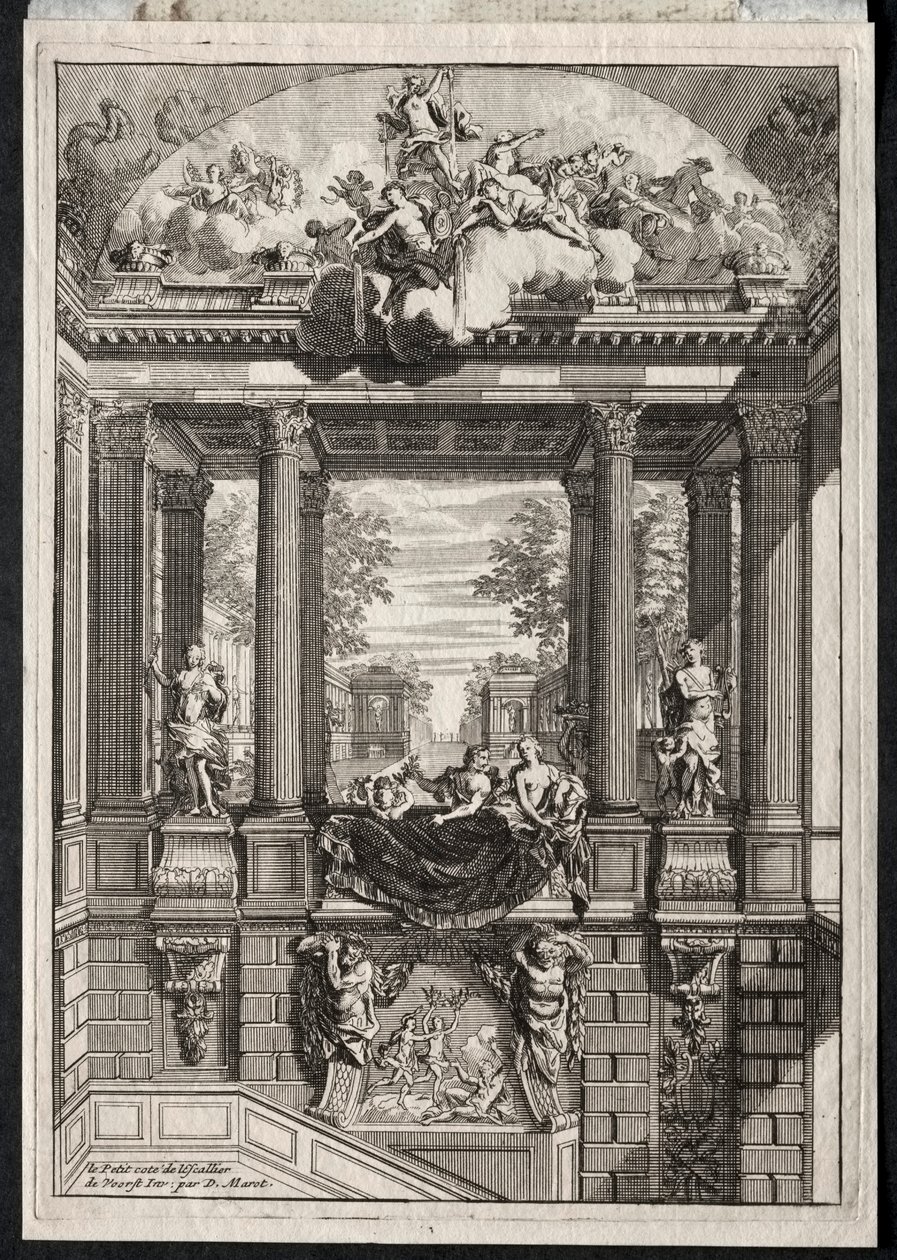 Trapp ved Palace of Voorst i Holland av Daniel Marot