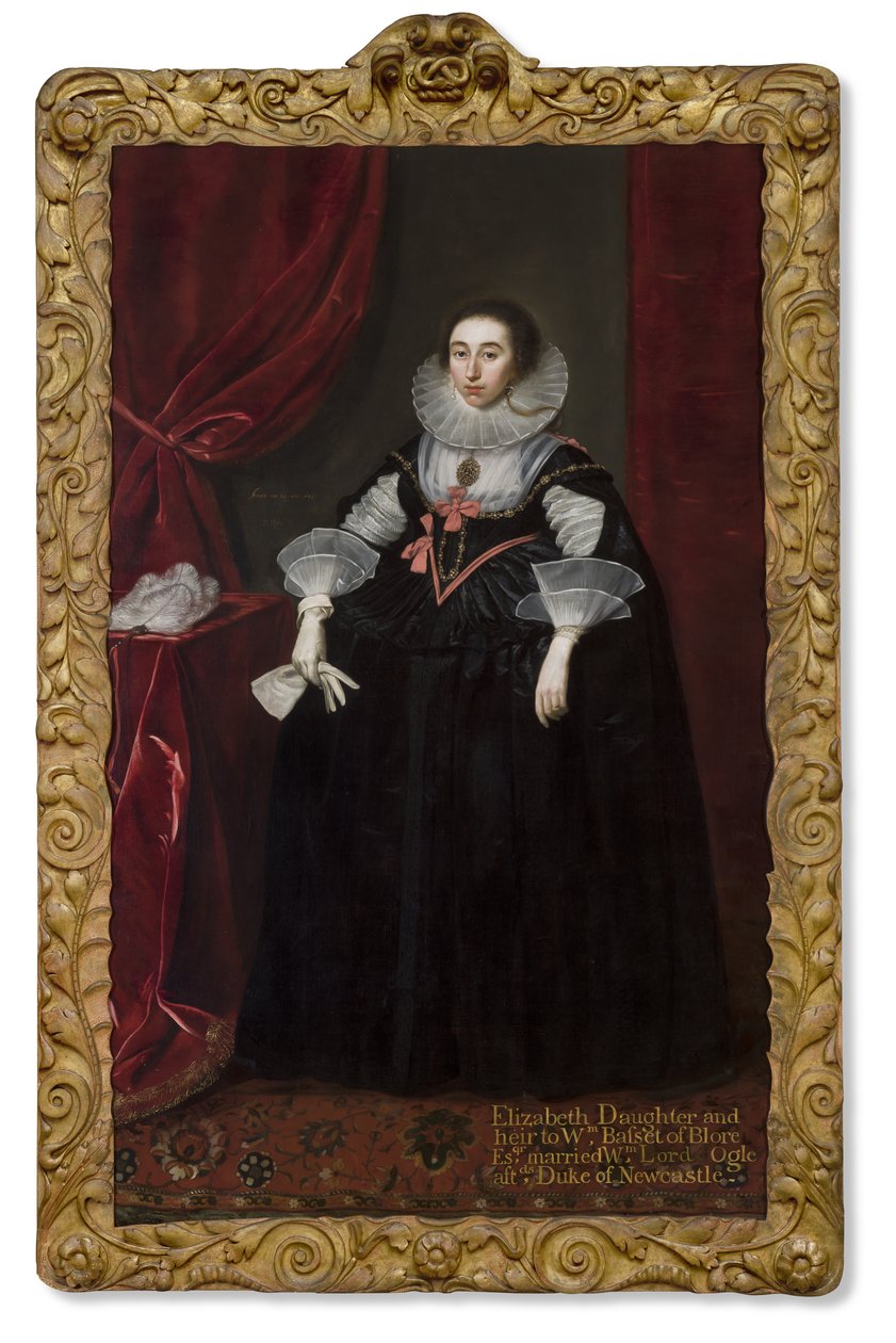 Portrett av Elizabeth Cavendish, 1624 av Daniel Mytens