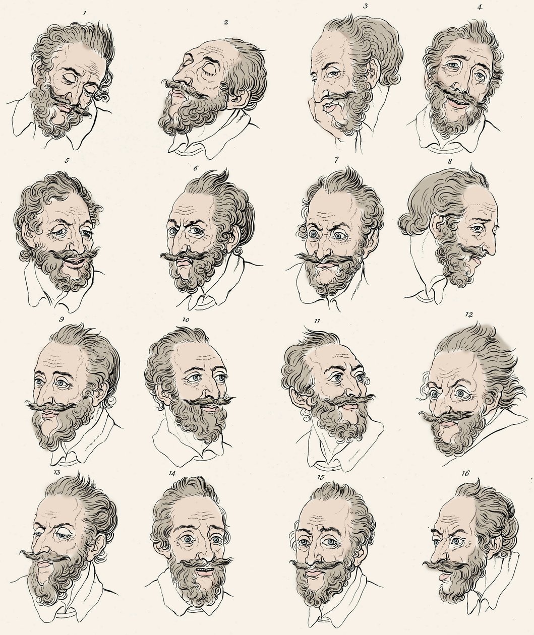 Kong Henry IV av Frankrike (1553-1610) i "" Essays om fysiognomi, designet for å fremme kunnskapen og kjærligheten til menneskeheten"" John Caspar LAVATER - Gravering etter Daniel Chodowiecki av Daniel Nikolaus (after) Chodowiecki