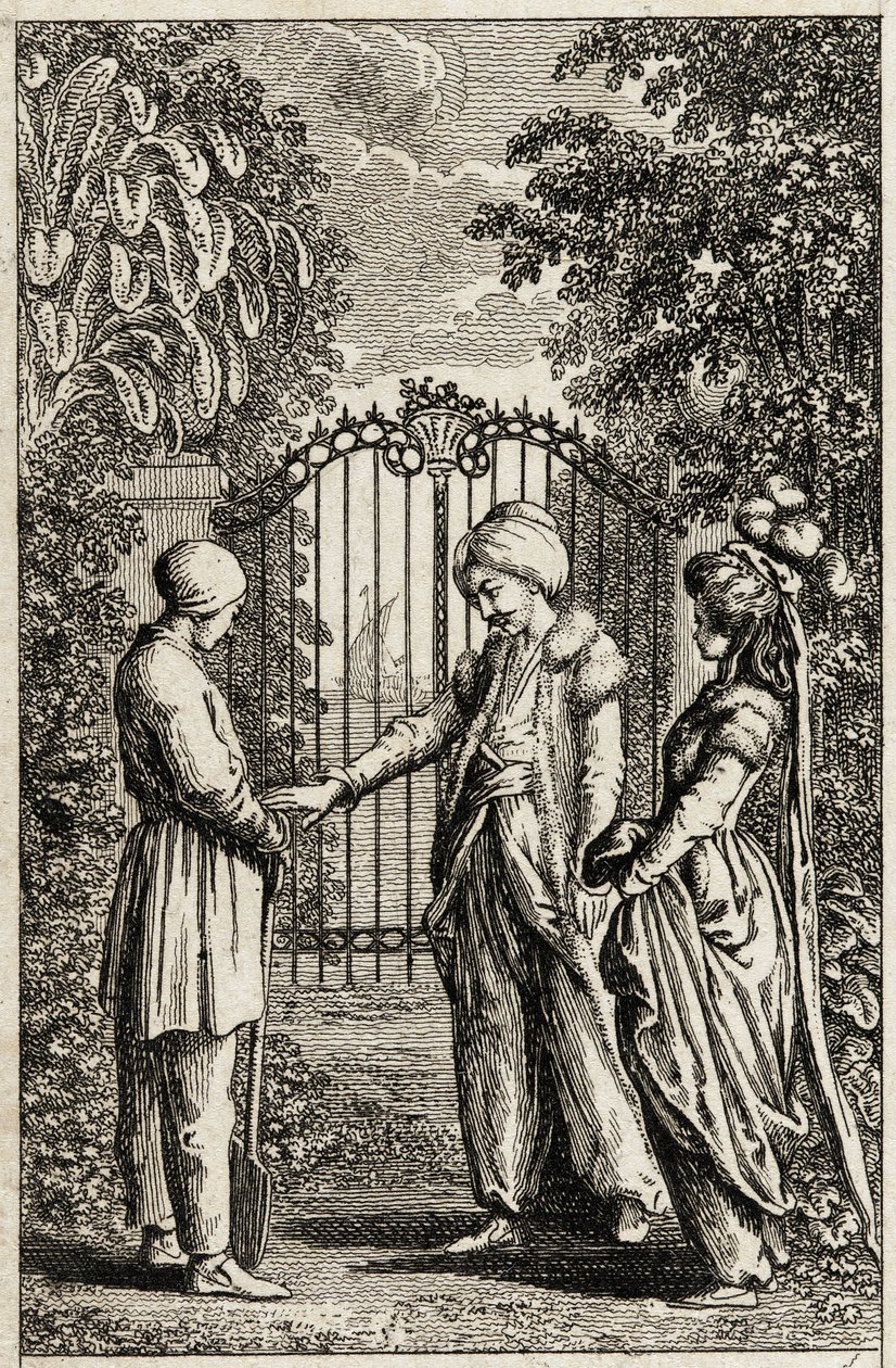 Adelheim von Veltheim av Daniel Nikolaus Chodowiecki