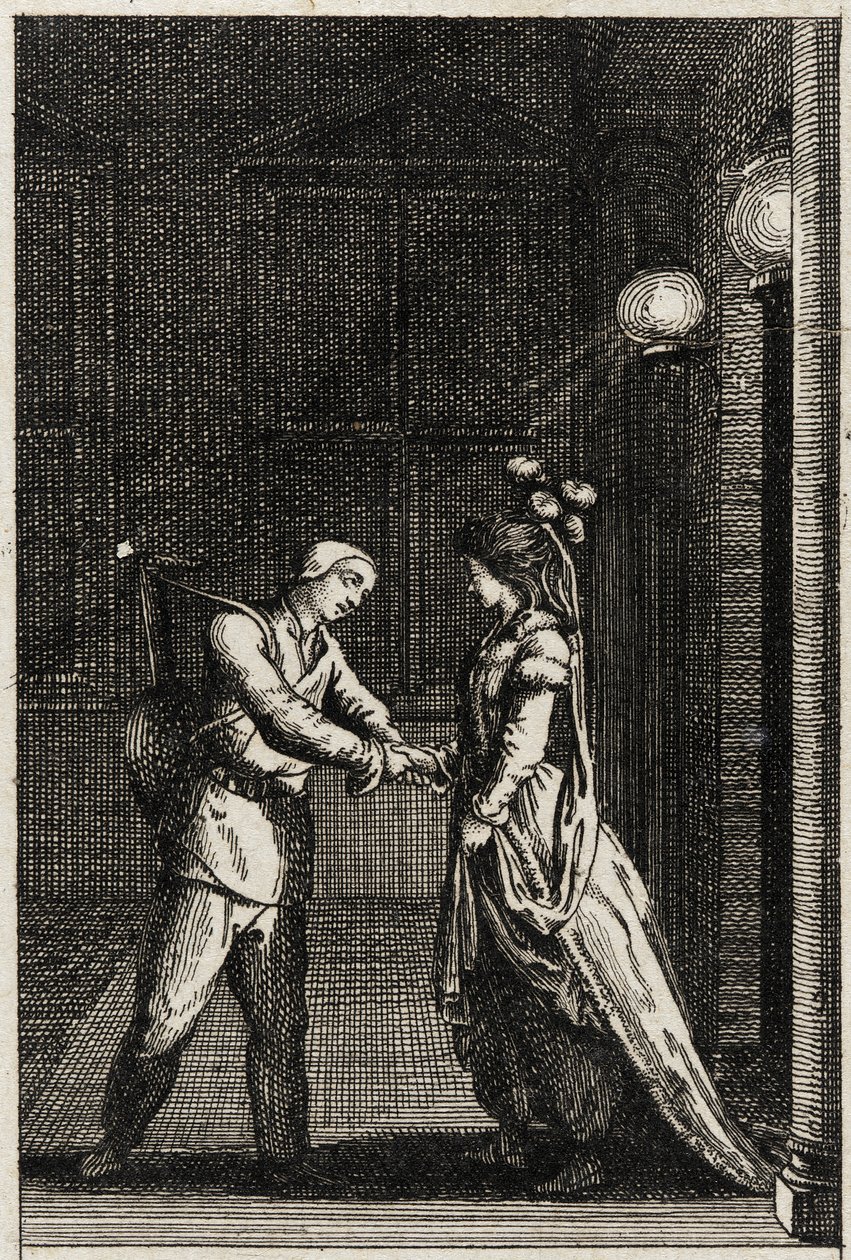 Adelheim von Veltheim av Daniel Nikolaus Chodowiecki