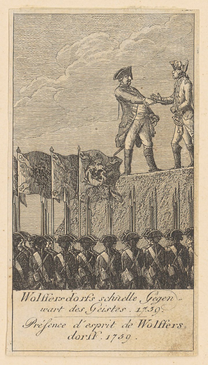 Blad 10 av «Brandenburgske krigsscener» av Daniel Nikolaus Chodowiecki