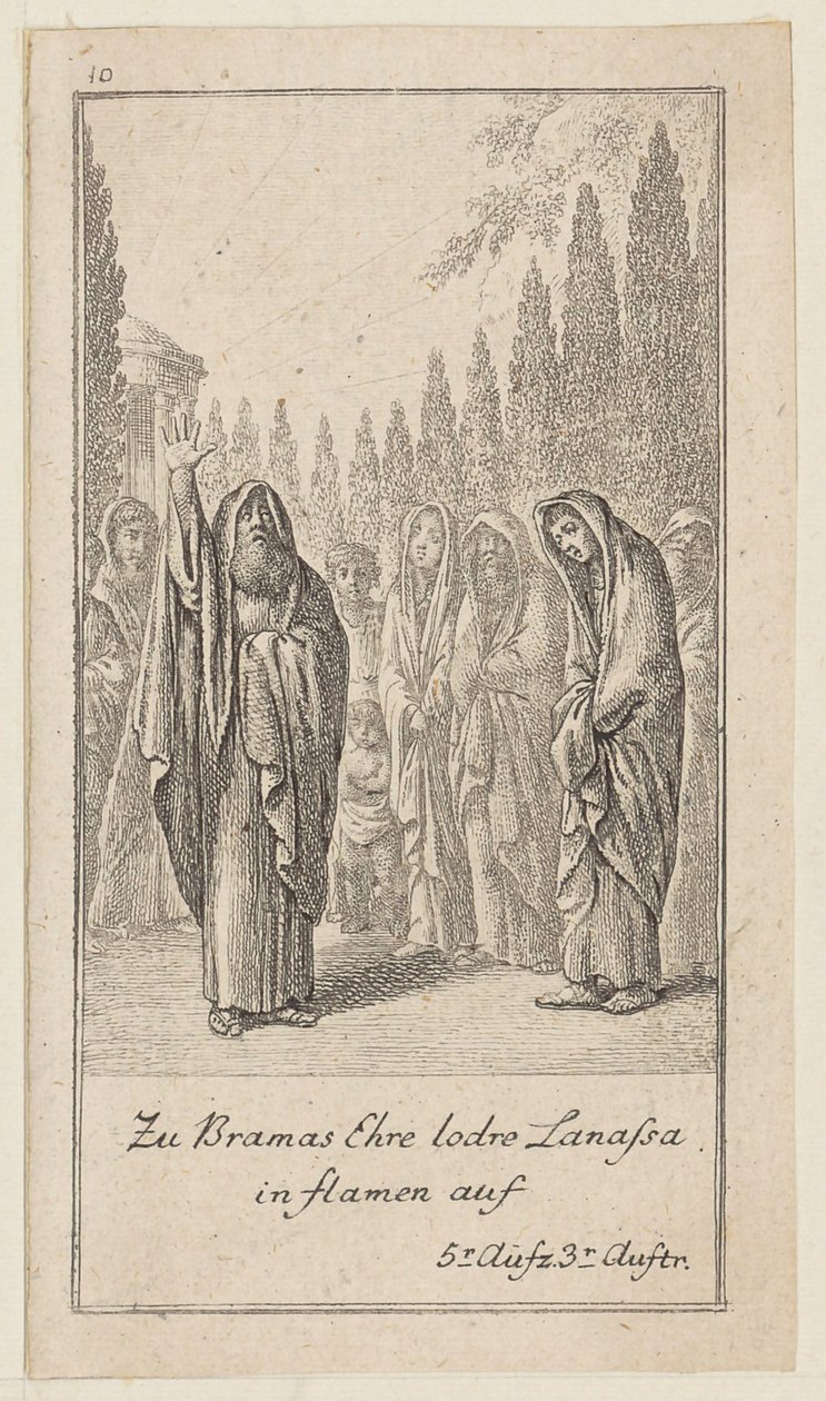 Plate 10 til Karl Mart. Plümickes «Lanassa» av Daniel Nikolaus Chodowiecki