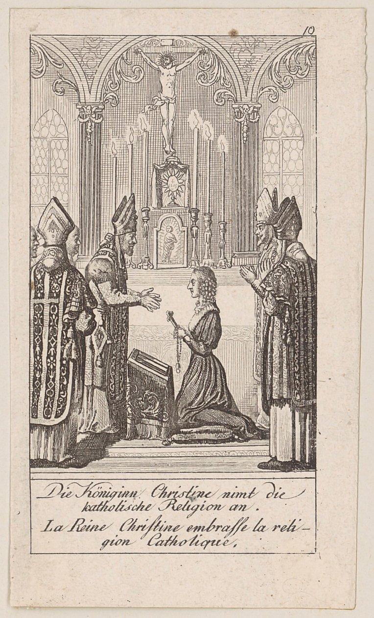 Plate 10 til «Oldtidens, middelalderens og nyere tids historie» av Daniel Nikolaus Chodowiecki