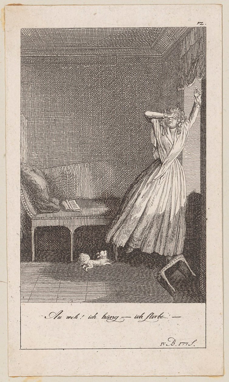 Plate 12 til Blumauers «Aeneide» av Daniel Nikolaus Chodowiecki