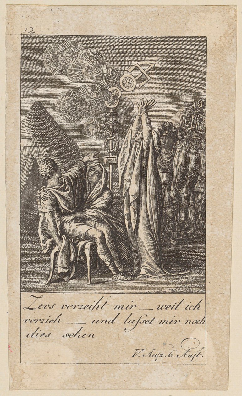 Plate 12 til Shakespeares «Coriolanus» av Daniel Nikolaus Chodowiecki