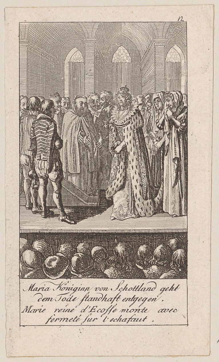 Plate 12 til «Oldtidens, middelalderens og moderne historie» av Daniel Nikolaus Chodowiecki