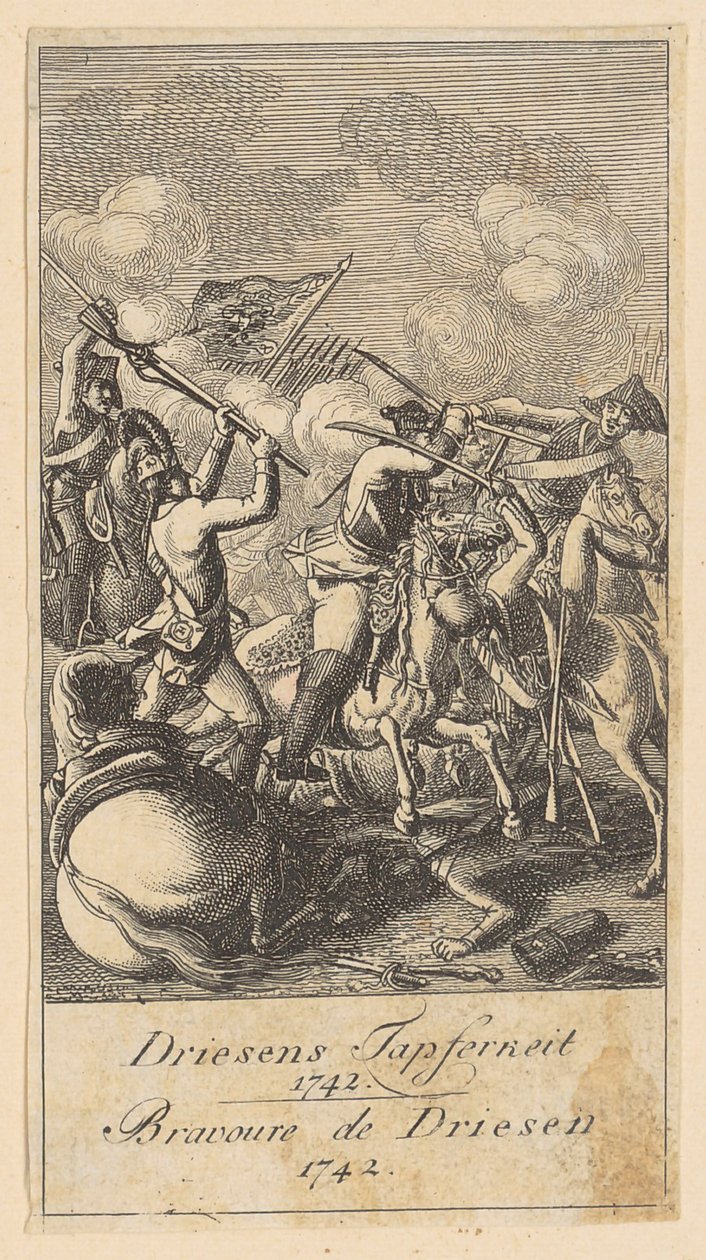Blad 2 fra «Brandenburgske krigsscener» av Daniel Nikolaus Chodowiecki