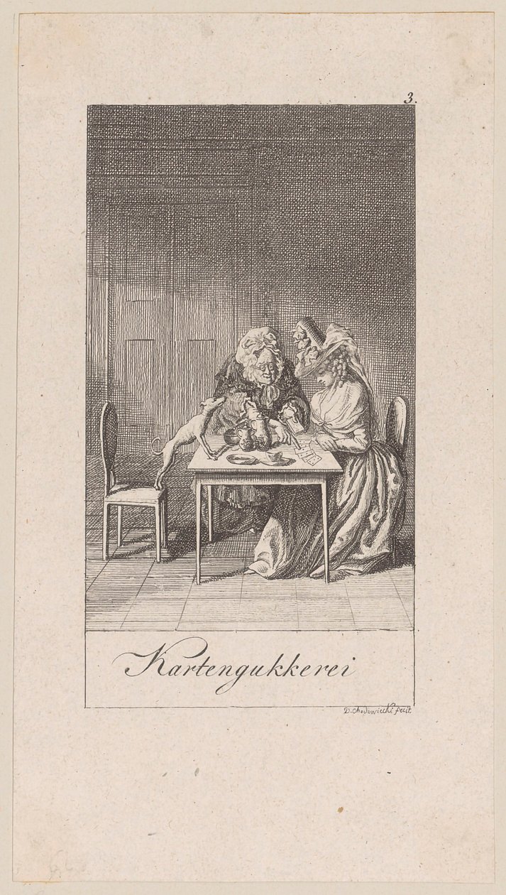 Ark 3 til Knoblauchs «Lommebok for opplysningsfolk» av Daniel Nikolaus Chodowiecki