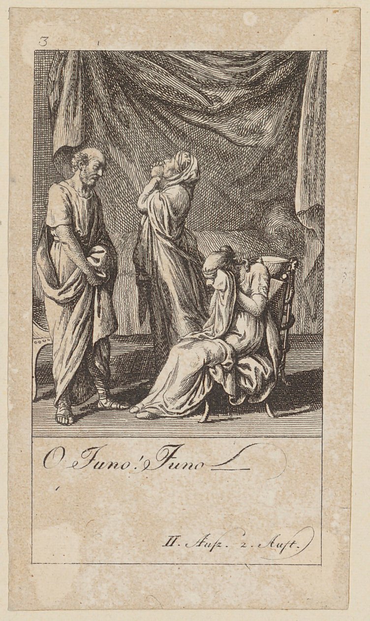Plate 3 til Shakespeares «Coriolanus» av Daniel Nikolaus Chodowiecki