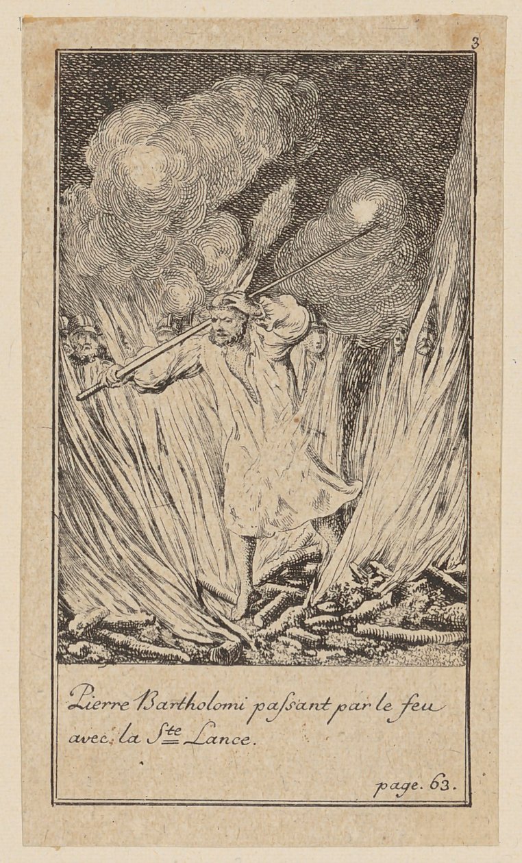 Plate 3 til "Histoire des Croisades" av Joh. Christoph Mayer av Daniel Nikolaus Chodowiecki