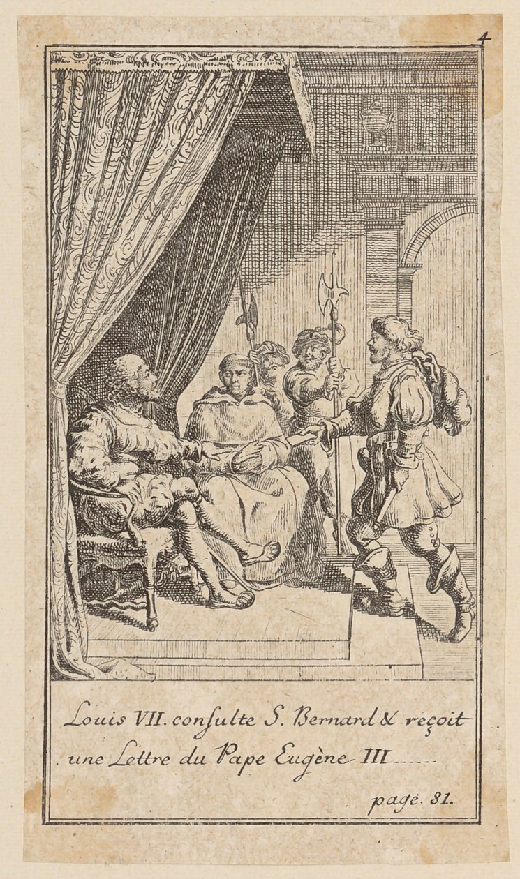 Blad 4 til «Historie de Croisades» av Joh. Christoph Mayer av Daniel Nikolaus Chodowiecki