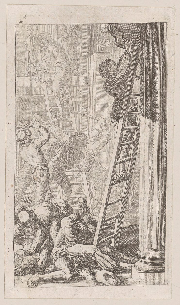 Tavle 4 til «Prøyssisk-brandenburgsk statshistorie», andre del av Daniel Nikolaus Chodowiecki