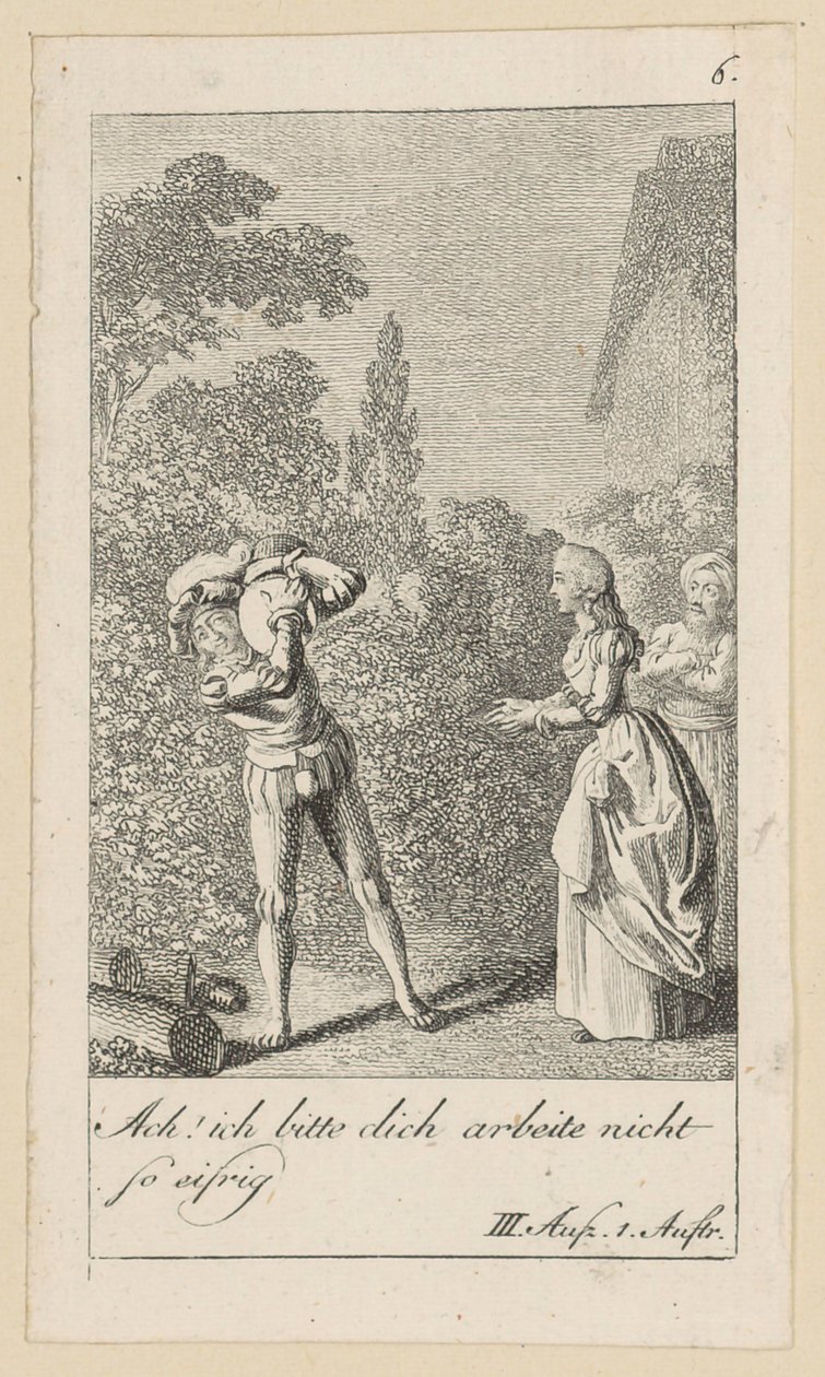 Plate 6 til Shakespeares «Stormen» av Daniel Nikolaus Chodowiecki