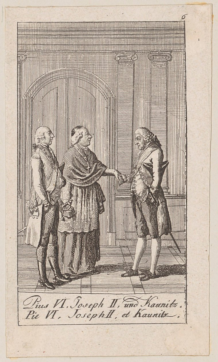 Ark 6 til «Eldre, middelalderlig og nyere historie» av Daniel Nikolaus Chodowiecki
