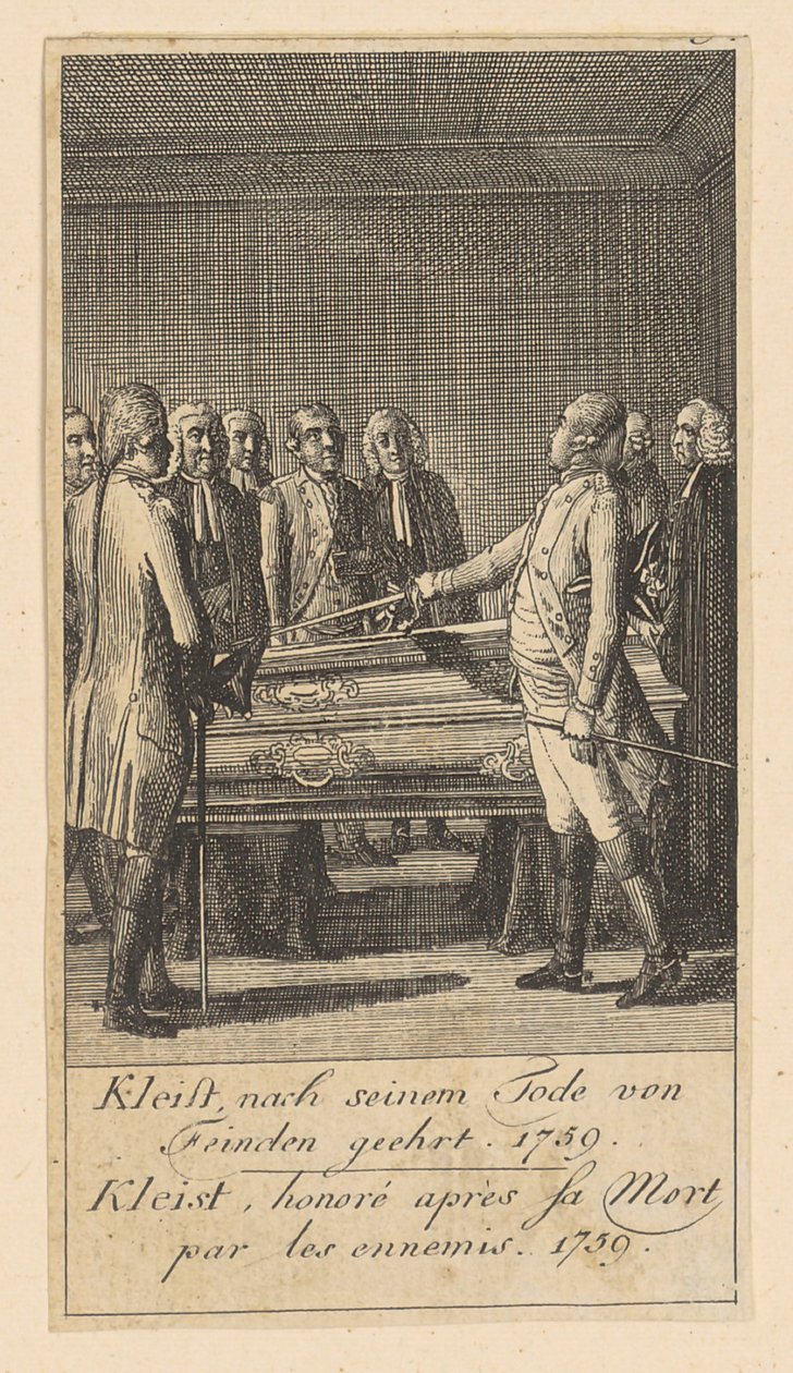 Plate 9 av «Brandenburgske krigsscener» av Daniel Nikolaus Chodowiecki
