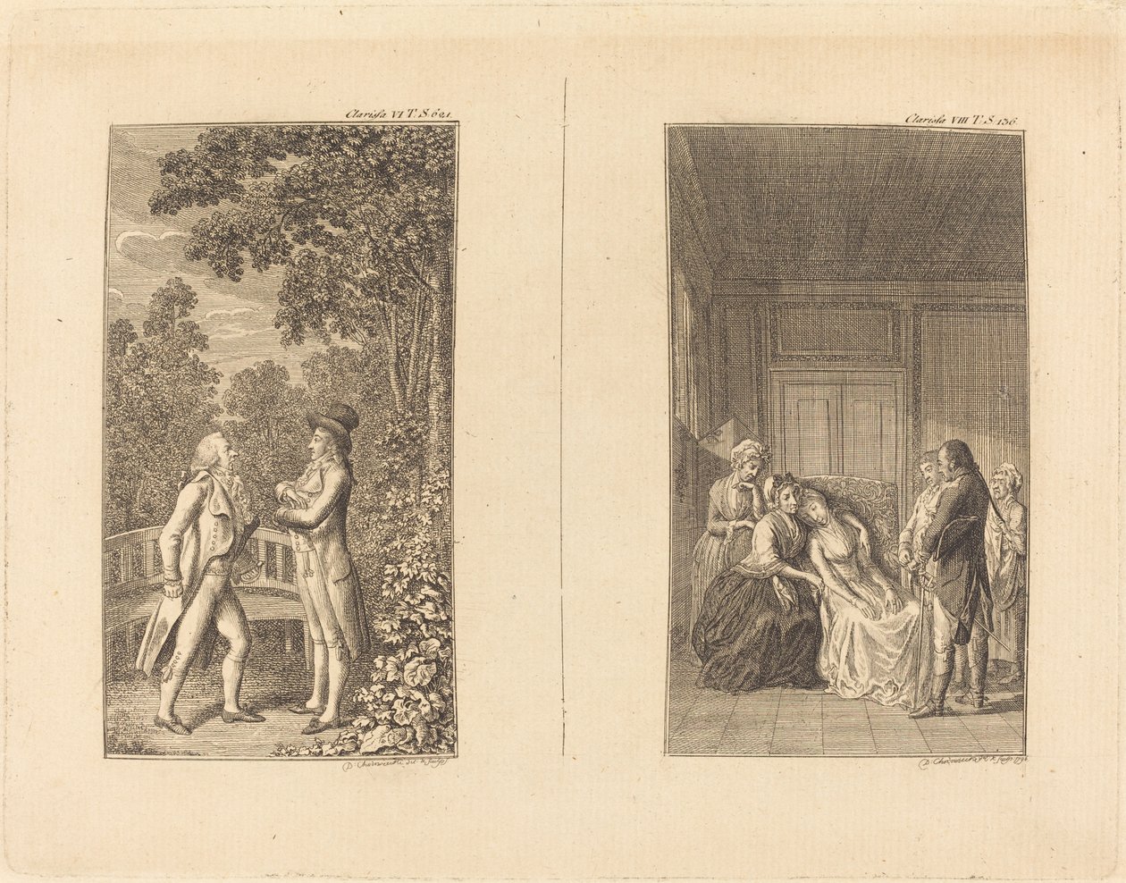 Clarissa av Daniel Nikolaus Chodowiecki