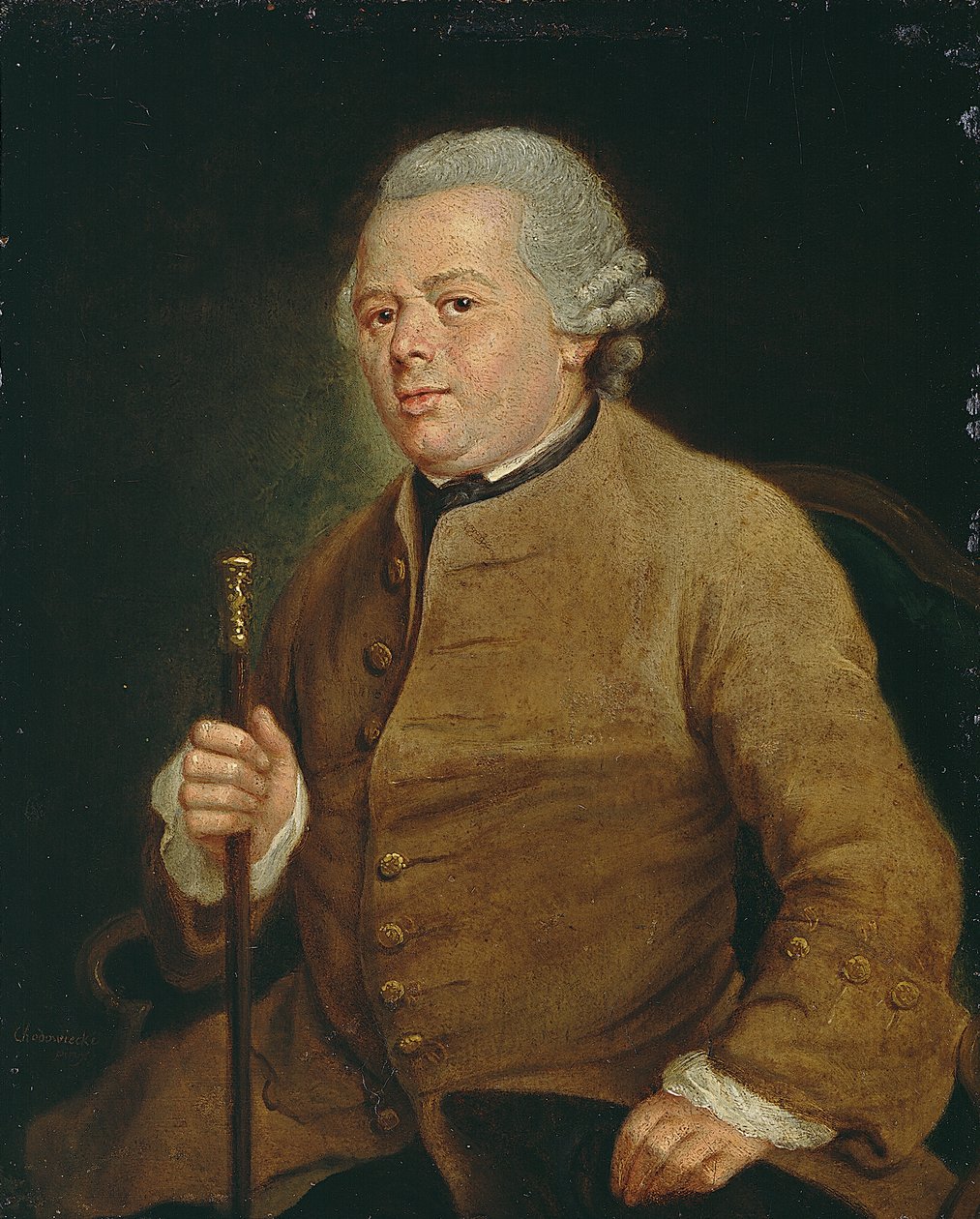 Kjøpmannen Marcus Levin (død 1790) av Daniel Nikolaus Chodowiecki