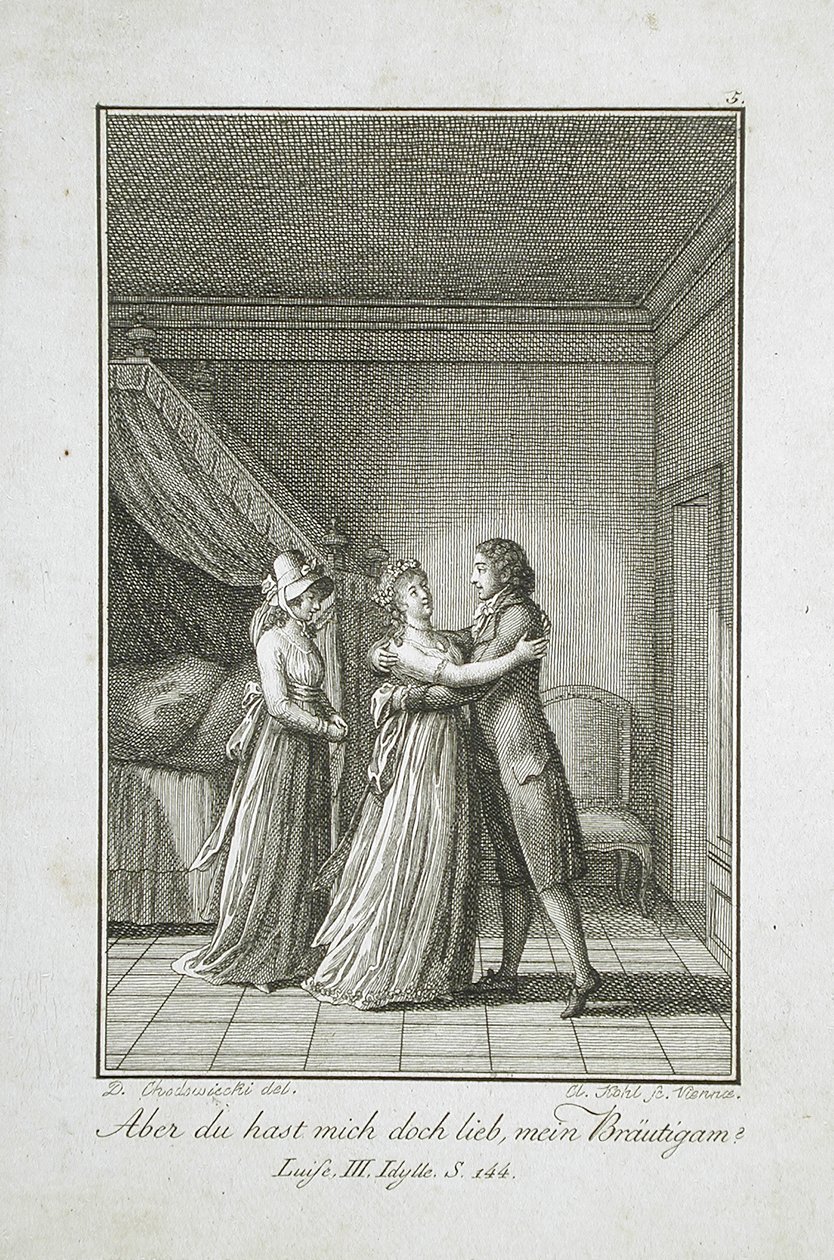 Illustrasjon til Beckers almanakk for 1798 av Daniel Nikolaus Chodowiecki