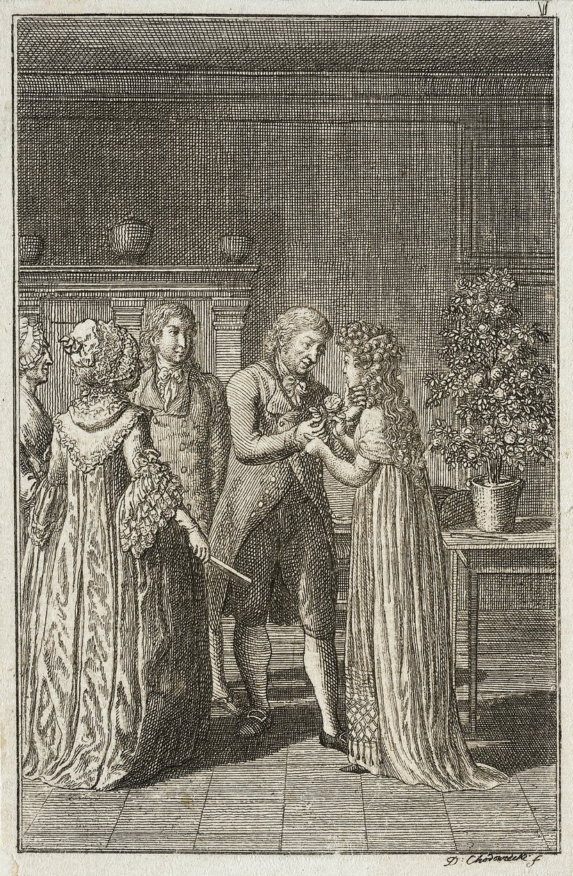 Illustrasjon til «Beckers almanakk for 1800» av Daniel Nikolaus Chodowiecki