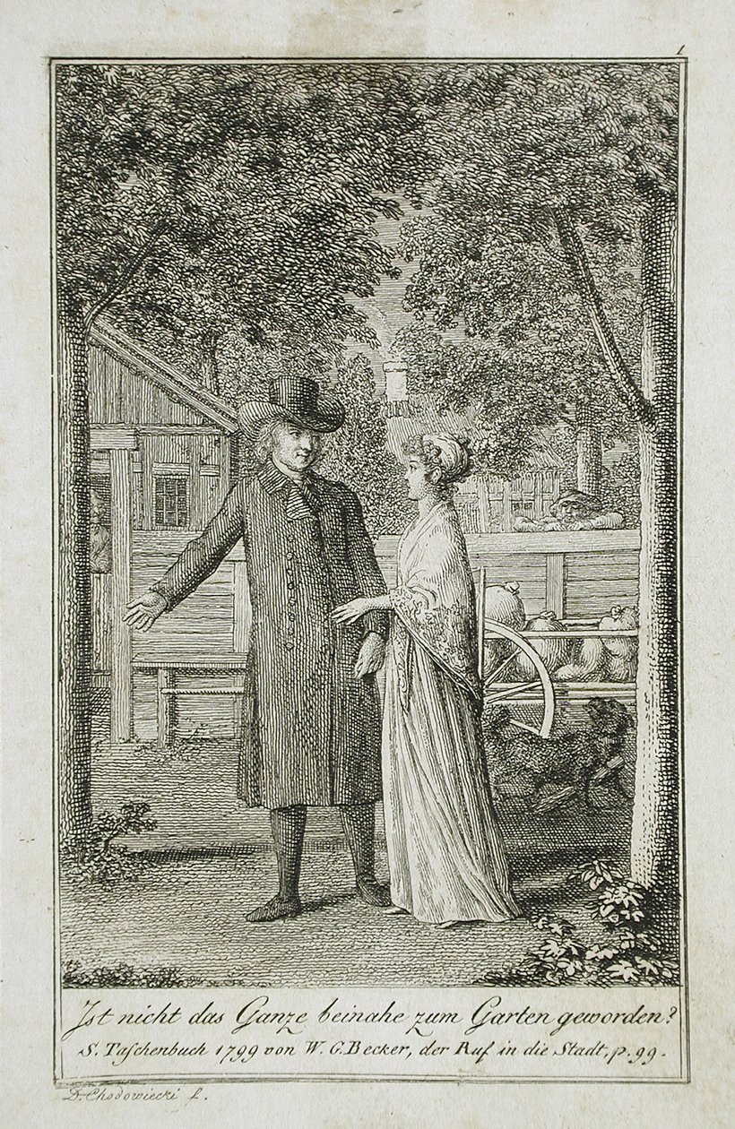 Illustrasjon til Beckers lommebok for 1799 av Daniel Nikolaus Chodowiecki