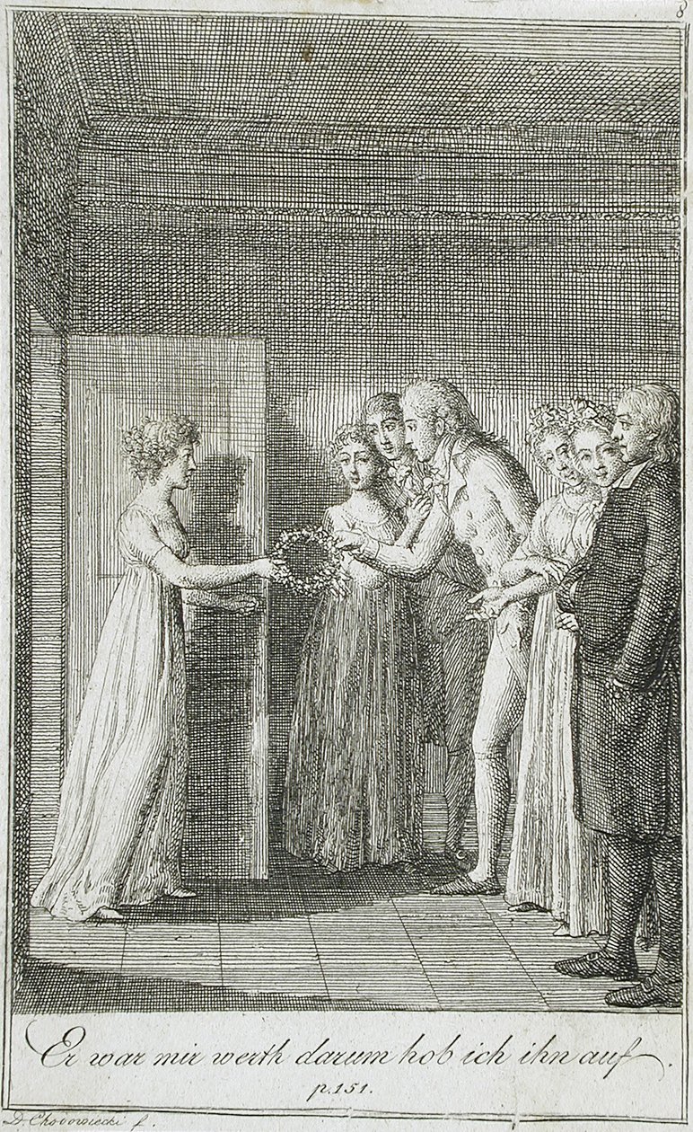 Illustrasjon til Beckers lommebok for 1799 av Daniel Nikolaus Chodowiecki