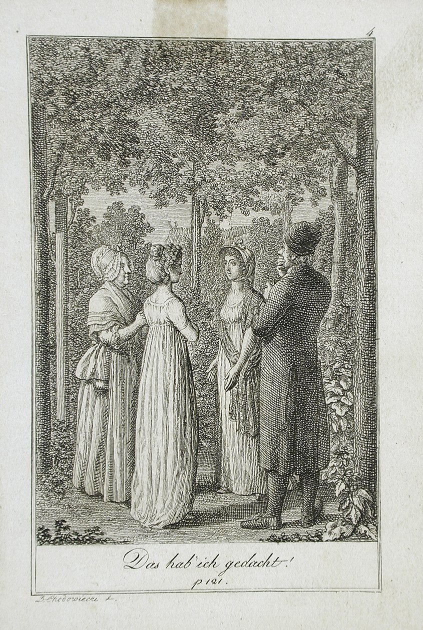 Illustrasjon til Beckers lommebok for 1799 av Daniel Nikolaus Chodowiecki