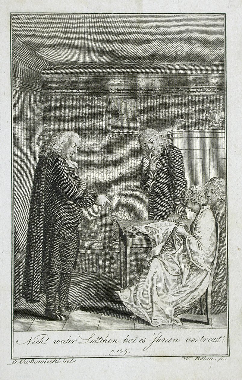Illustrasjon til Beckers lommebok for 1799 av Daniel Nikolaus Chodowiecki