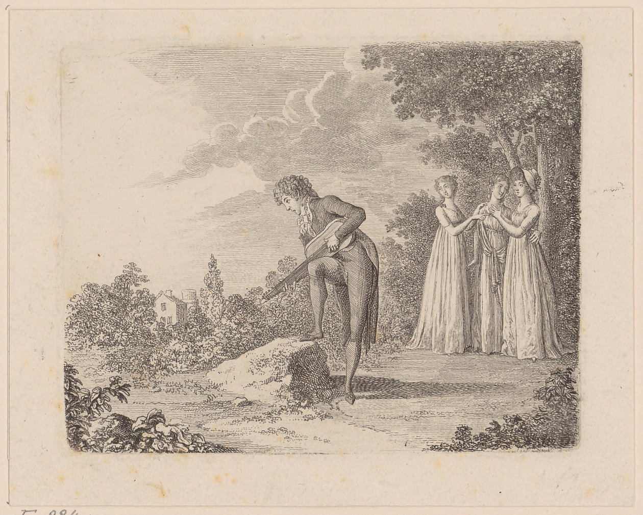 Monsieur de Vollange II av Daniel Nikolaus Chodowiecki