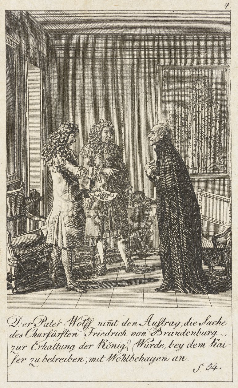 Tavle 4 til «Brandenburgs historie for 1793» av Daniel Nikolaus Chodowiecki