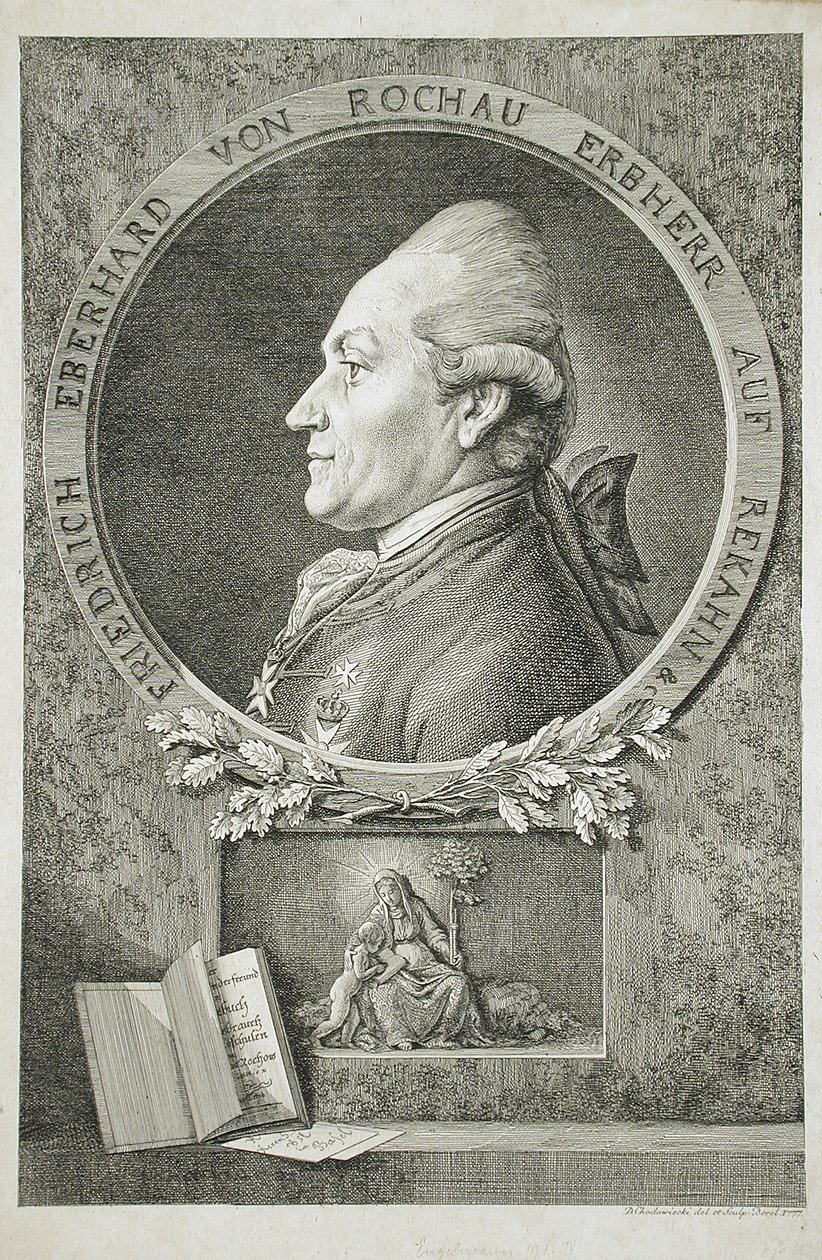 Portrett av Friedrich Eberhard von Rochau av Daniel Nikolaus Chodowiecki