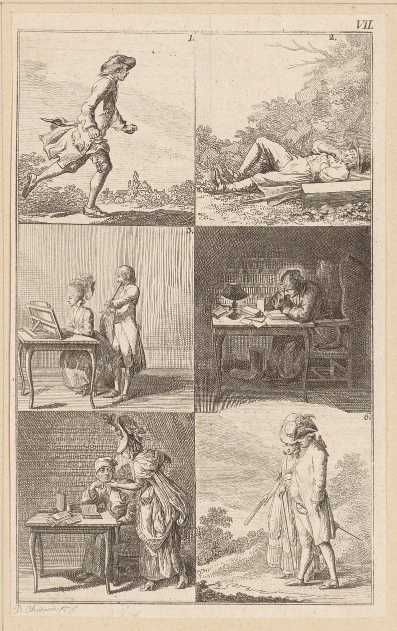 Uten tittel [VII] av Daniel Nikolaus Chodowiecki