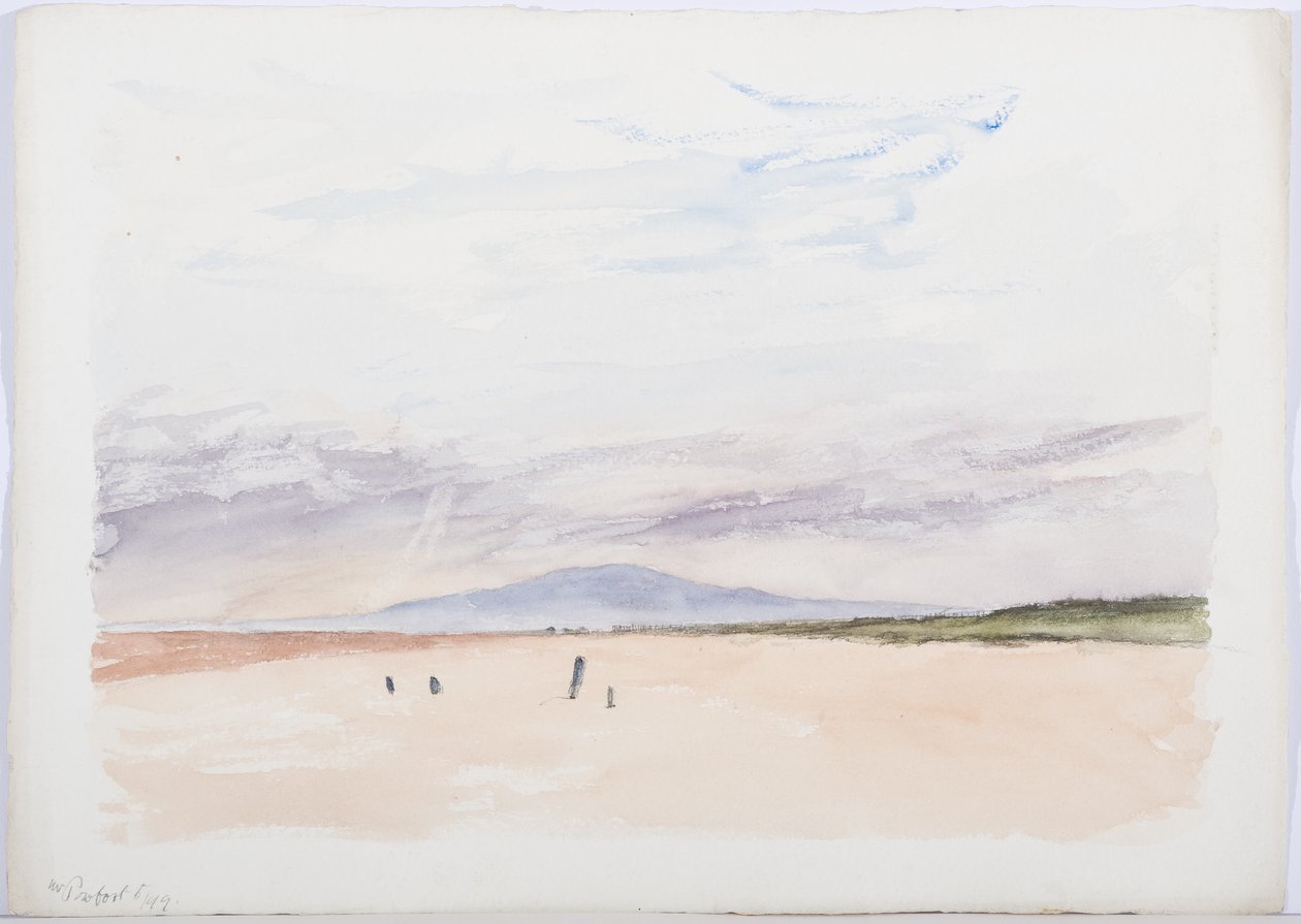 ca. 1916 (blyant og wc på papir) av Daniel Oliver