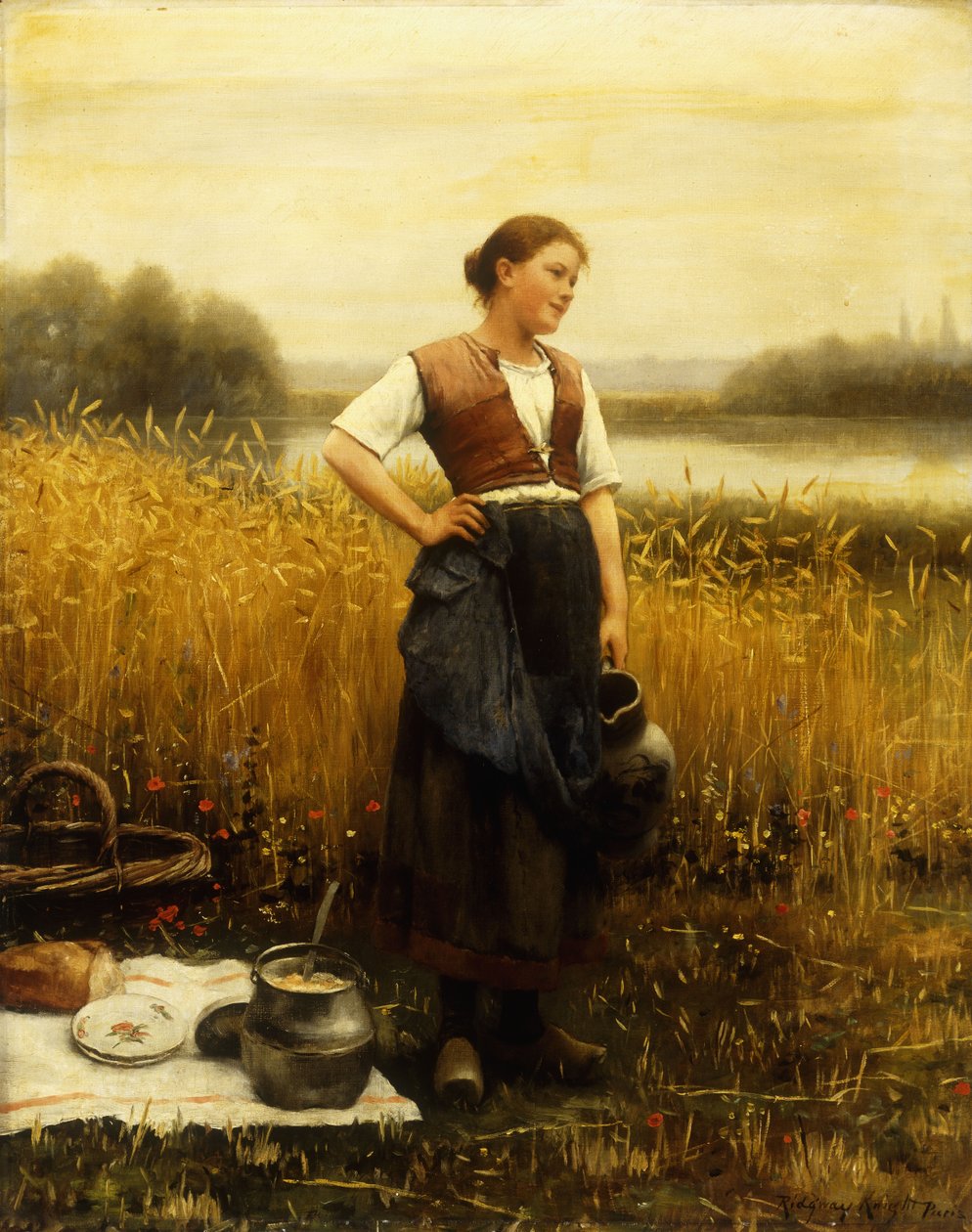 En høstlunsj av Daniel Ridgway Knight