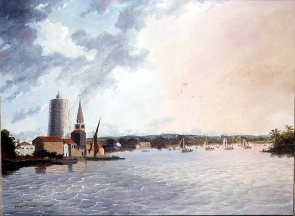 En regatta på Battersea (olje) av Daniel Turner