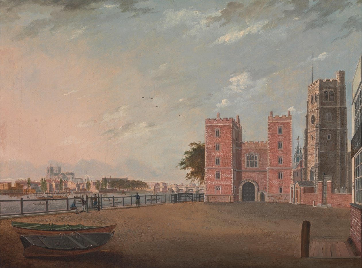 Lambeth Palace fra Vesten av Daniel Turner
