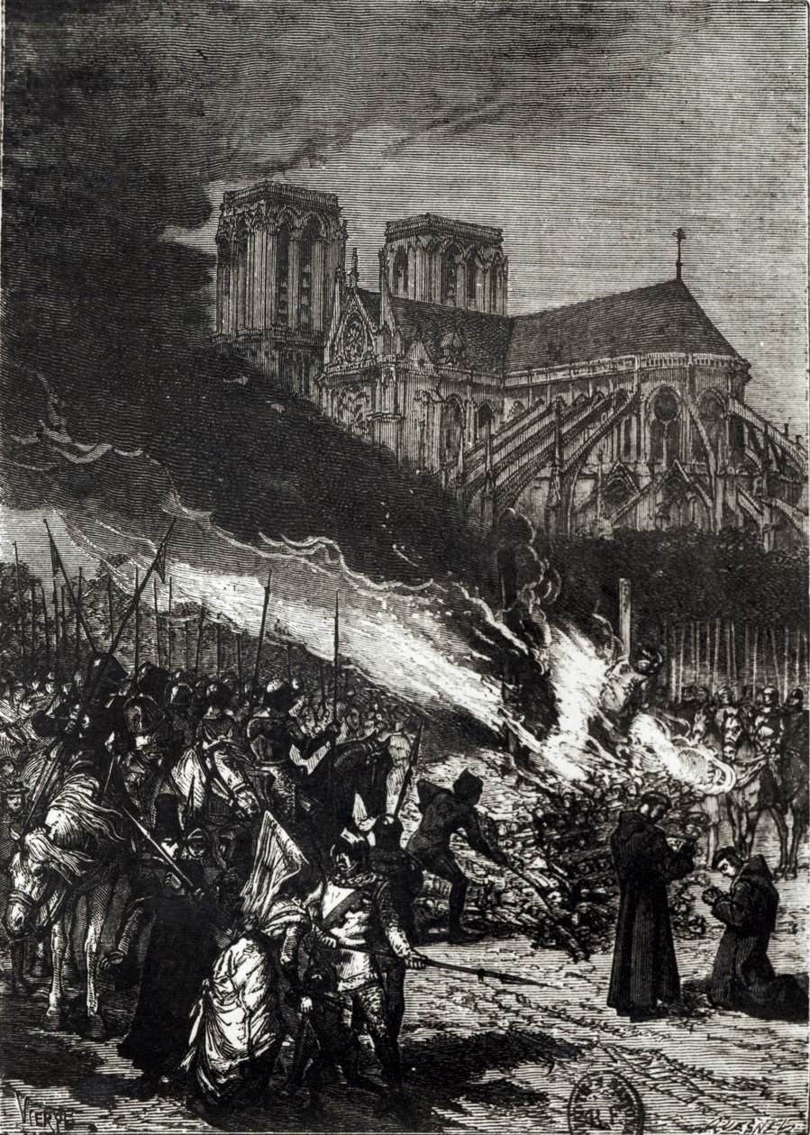 Burning of the Templars, illustrasjon fra 