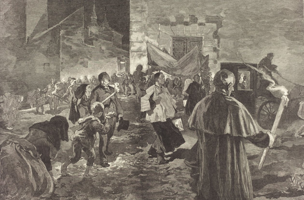 Spania. Viaticum, 1889. av Daniel Urrabieta Vierge