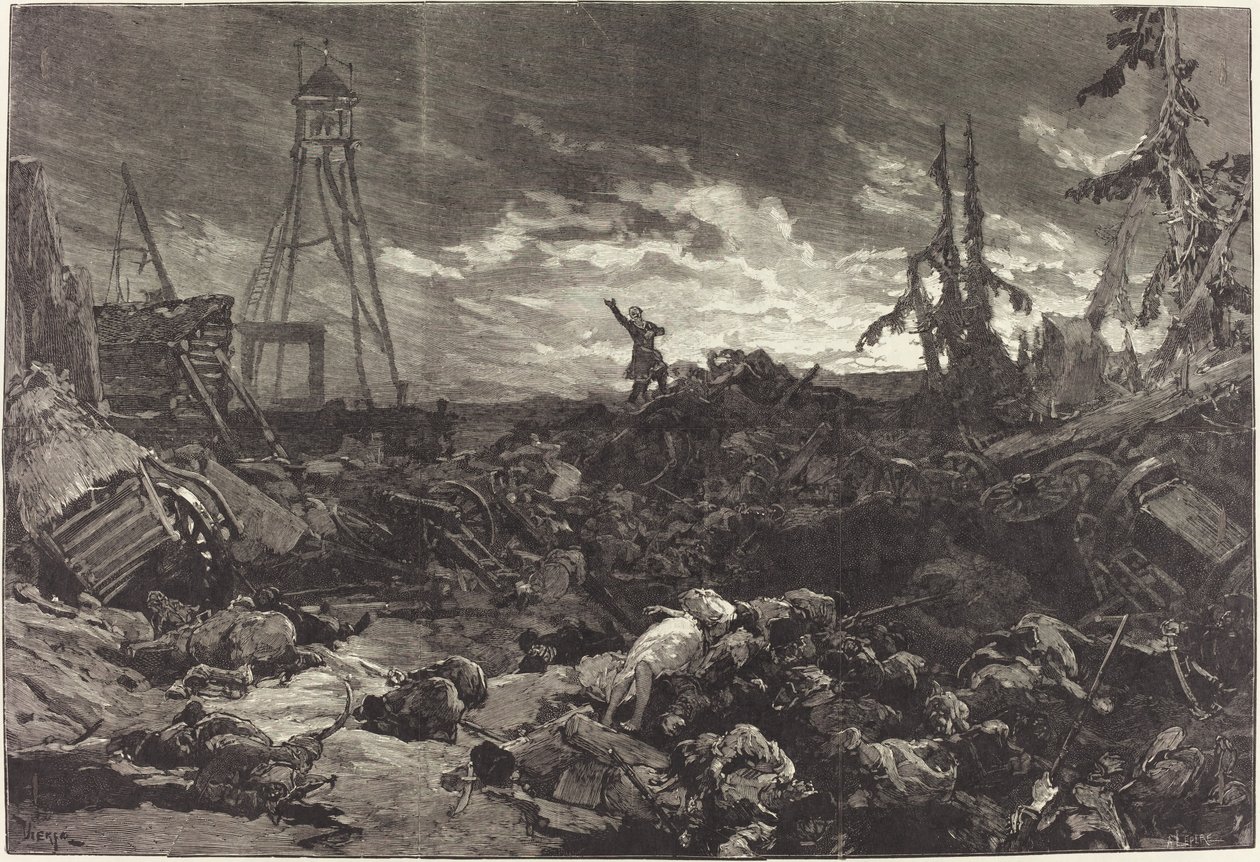 Michel Strogoff ved Théâtre du Chatelet, 1880. av Daniel Urrabieta Vierge