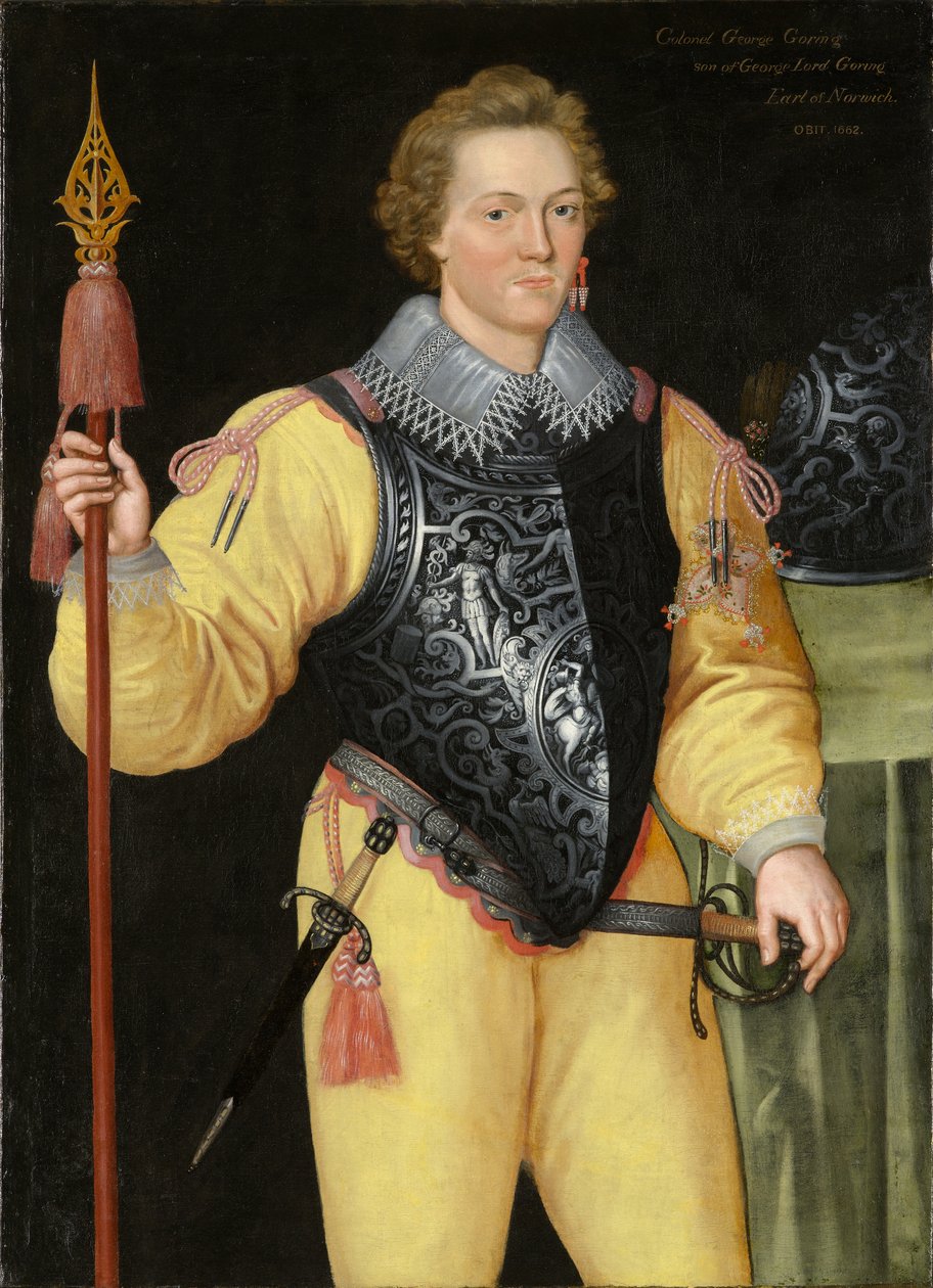 Portrett av en mann, muligens Sir Robert Sidney (1563-1626) av Daniël van den Queborn