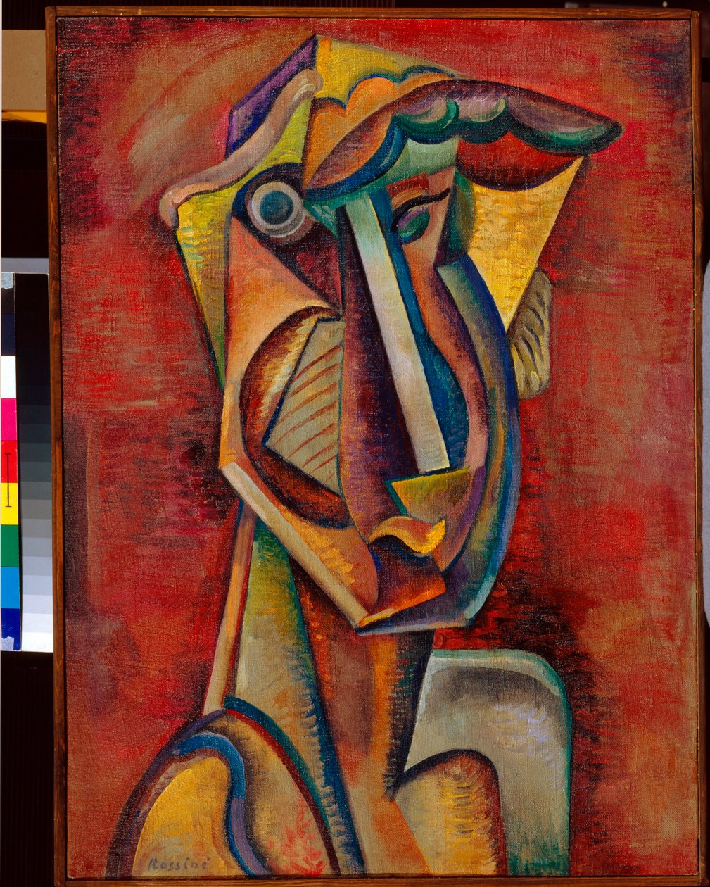 Poeten, rundt 1920 (maleri) av Daniel Vladimir Baranoff Rossine